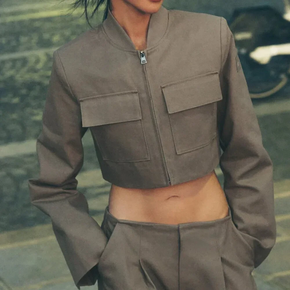 Alo Cropped Main Character Jacket